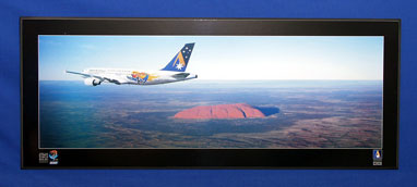 (image for) AIRCRAFT POSTER - AIRBUS A320: "Sydney 2000 Olympics - Soft Copy"